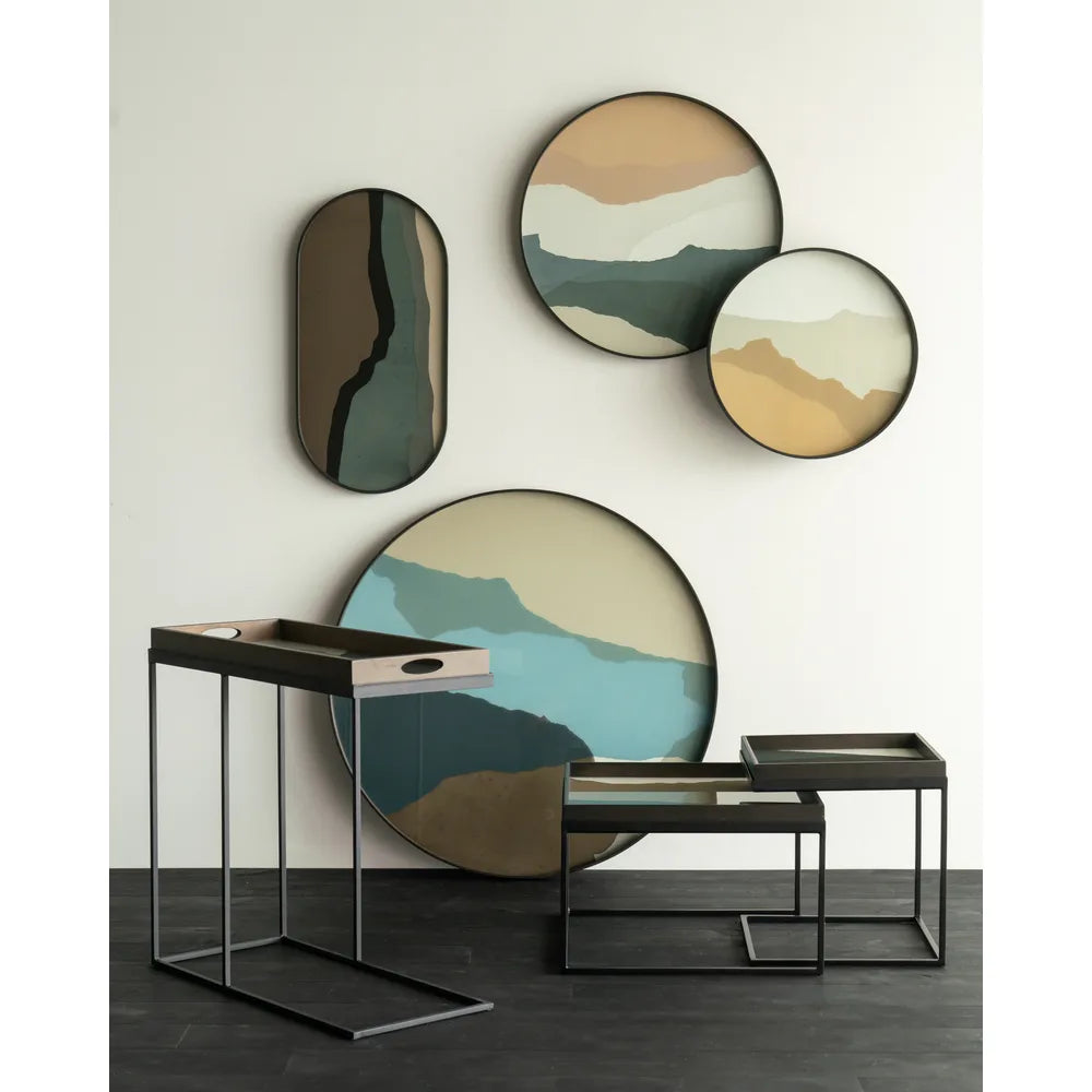Ethnicraft – Wabi Sabi – Plateau En Verre Wabi Sabi en situation