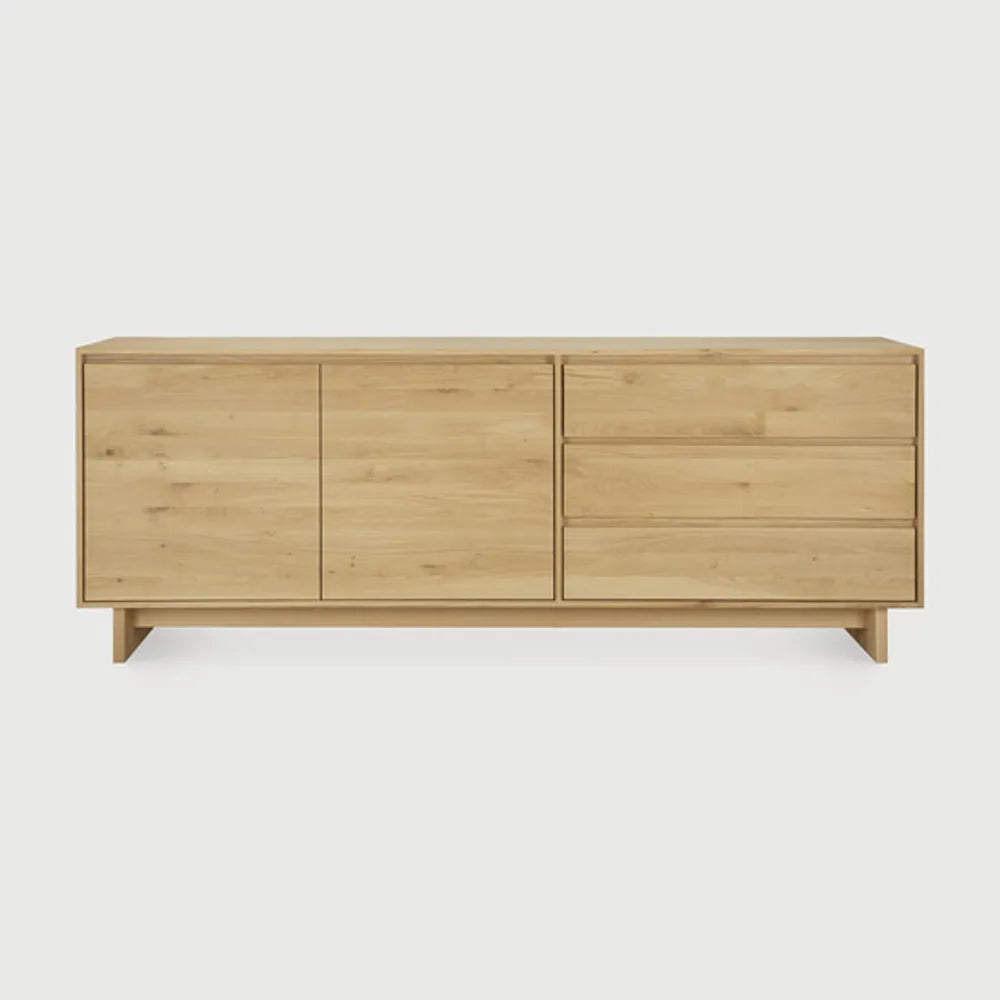 Ethnicraft – Wave – Buffet Wave – Chêne - 205 cm