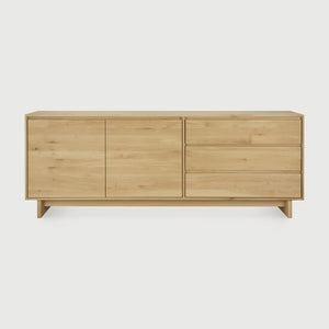 Ethnicraft – Wave – Buffet Wave – Chêne - 205 cm
