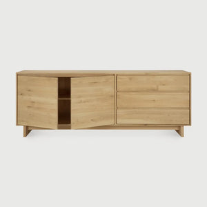 Ethnicraft – Wave – Buffet Wave – Chêne - 205 cm