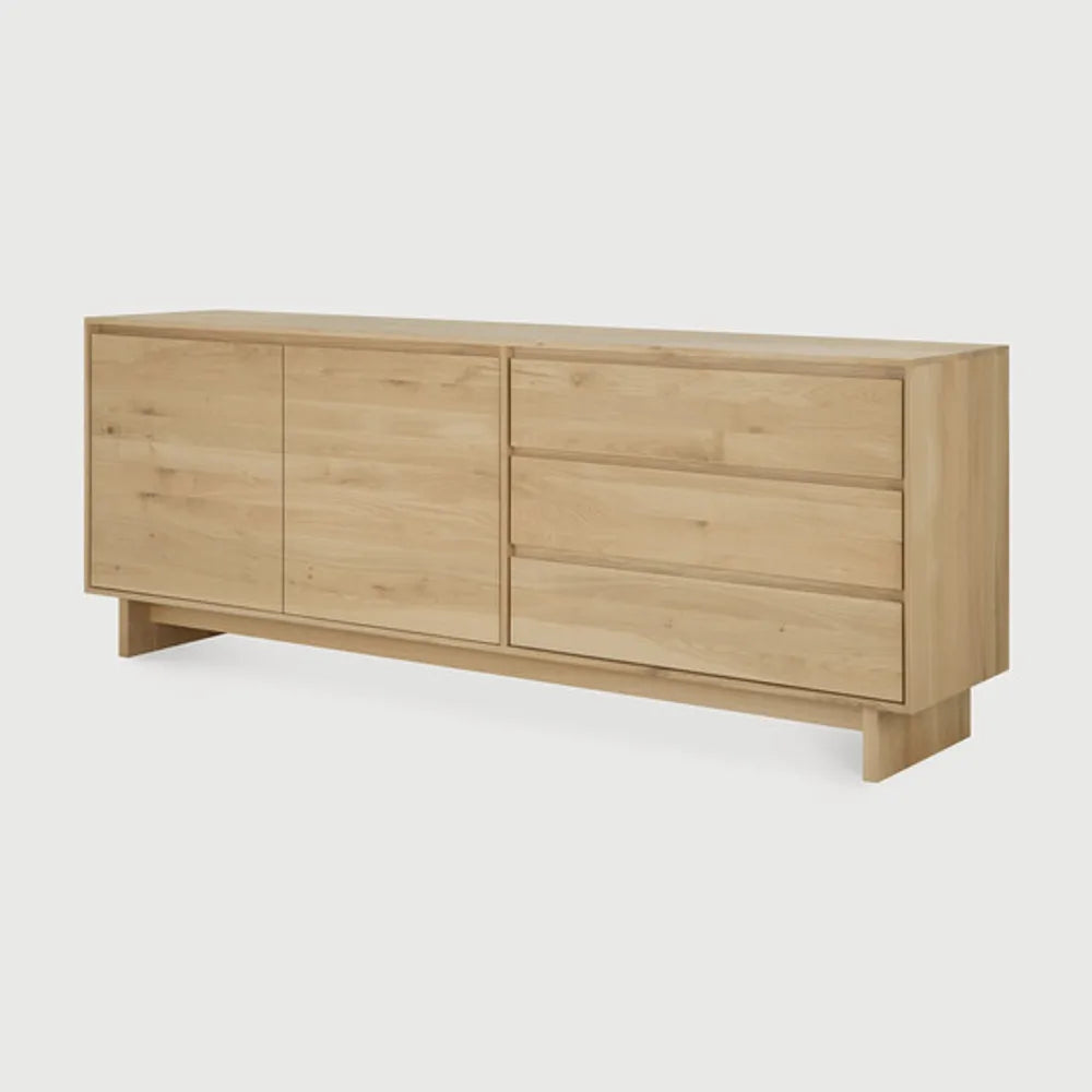 Ethnicraft – Wave – Buffet Wave – Chêne - 205 cm