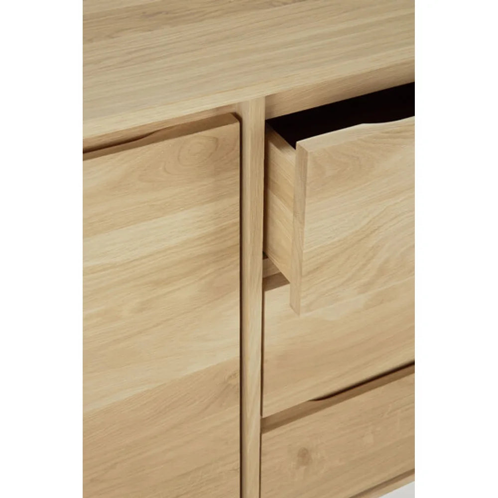 Ethnicraft – Wave – Buffet Wave – Chêne - 205 cm