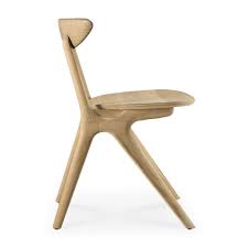 Ethnicraft - Chaise EYE - Chêne massif - Naturel - déstockée