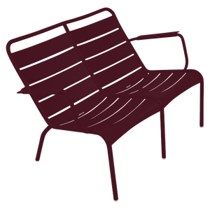 Fermob Luxembourg Fauteuil bas duo — Cerise noire