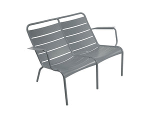 Fermob Luxembourg Fauteuil bas duo — Gris orage