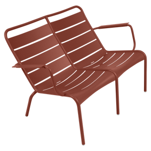 Fermob Luxembourg Fauteuil bas duo — Ocre rouge