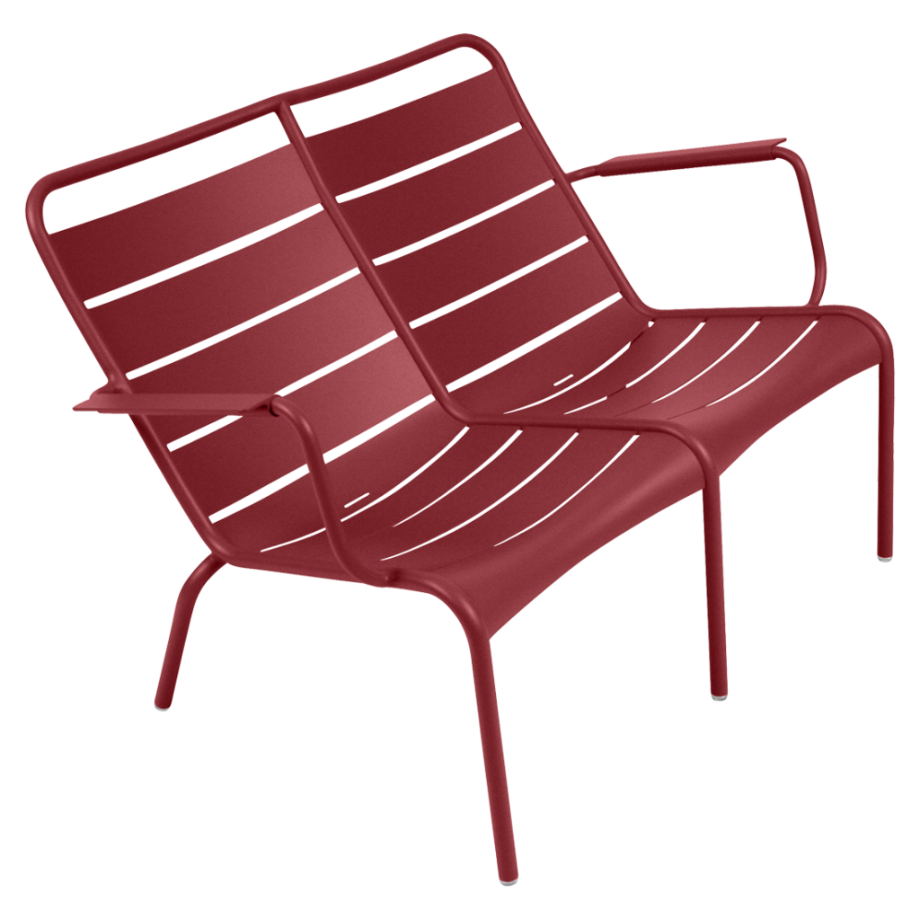 Fermob Luxembourg Fauteuil bas duo — Piment
