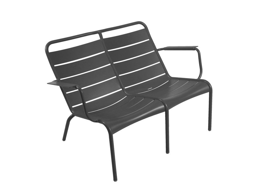 Fermob Luxembourg Fauteuil bas duo — Reglisse