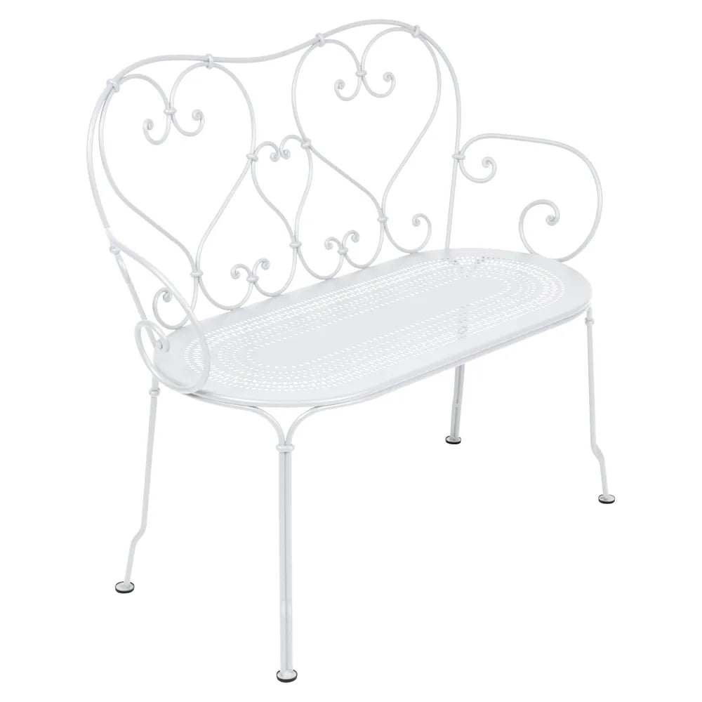 Fermob – 1900 – Banquette – Blanc coton
