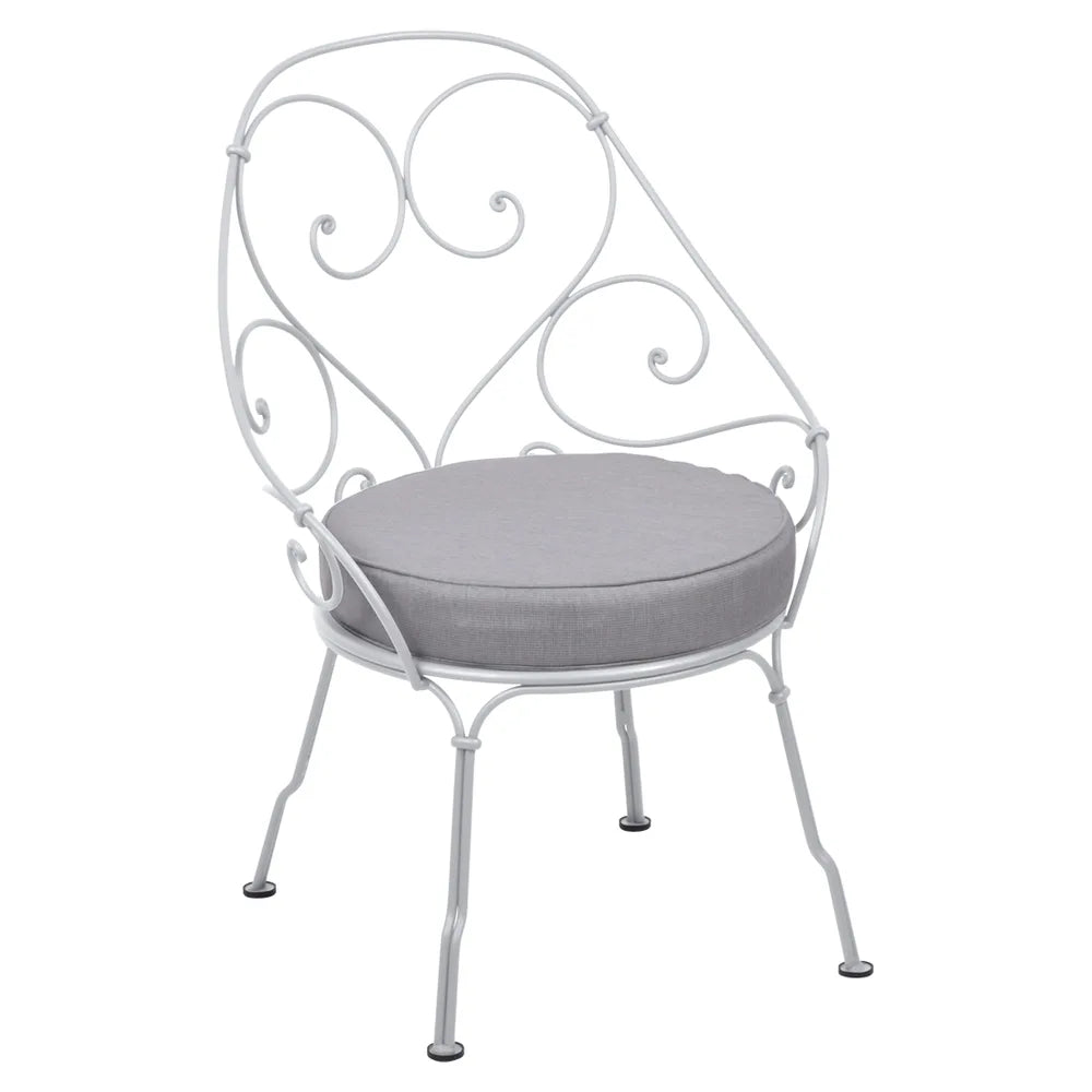 Fermob – 1900 – Fauteuil cabriolet – Blanc coton