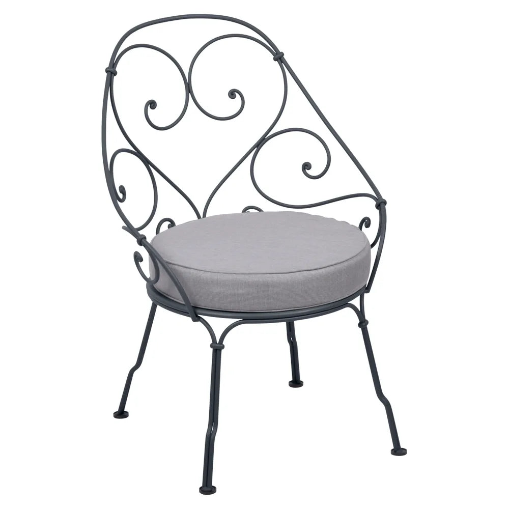 Fermob – 1900 – Fauteuil cabriolet – Carbone