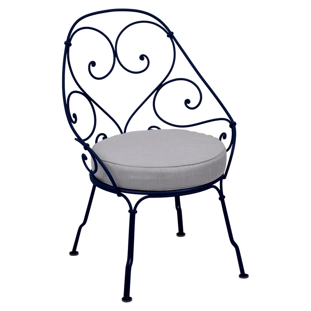 Fermob – 1900 – Fauteuil cabriolet – Bleu abysse