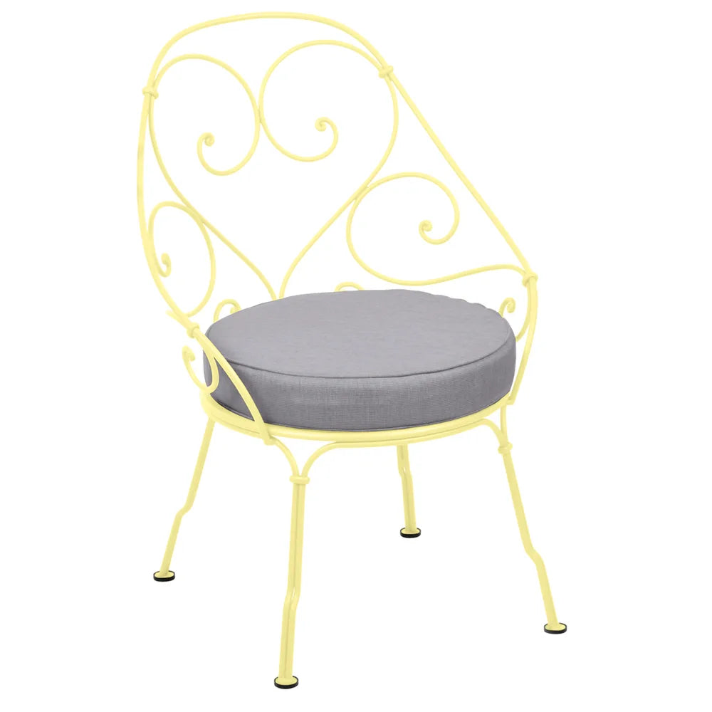 Fermob – 1900 – Fauteuil cabriolet – Citron givré