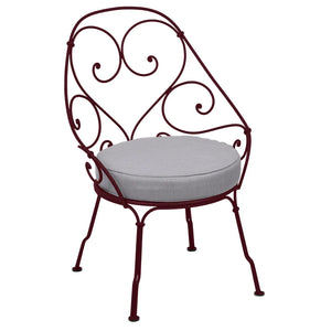 Fermob – 1900 – Fauteuil cabriolet – Cerise noire