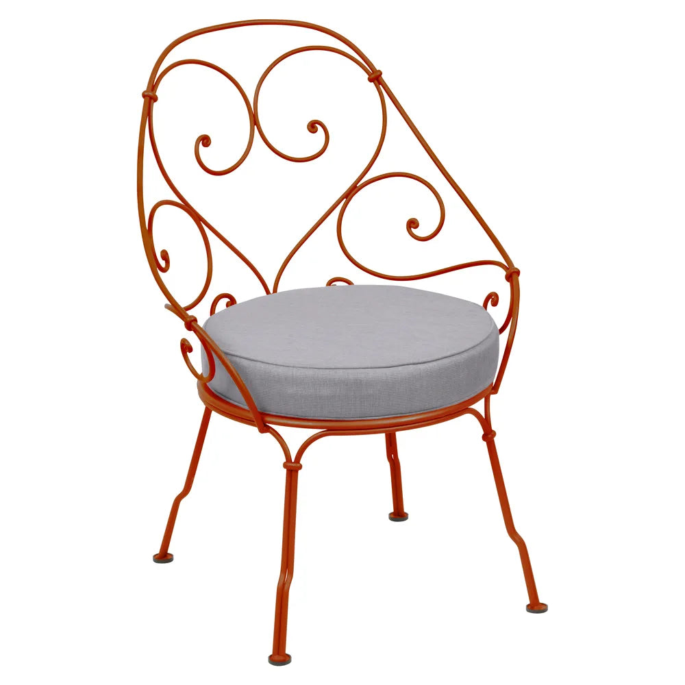 Fermob – 1900 – Fauteuil cabriolet – Orange confite