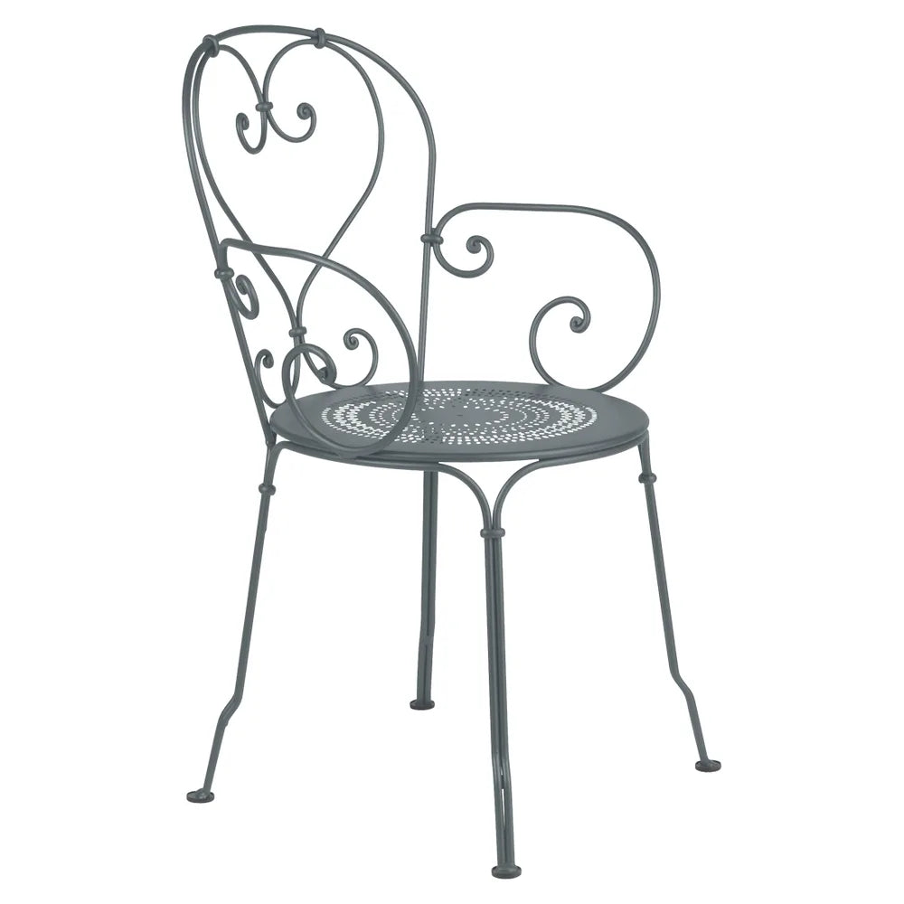 Fermob – 1900 – Fauteuil – Gris orage