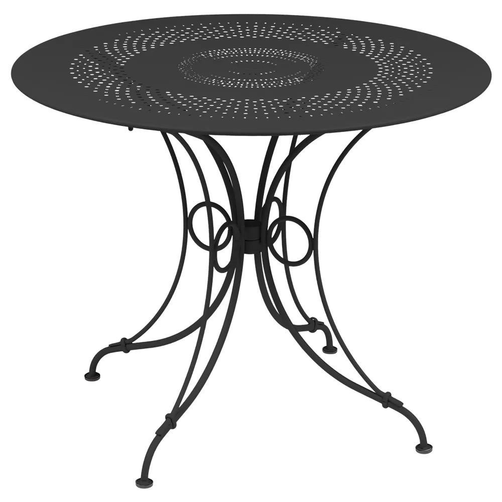 Fermob – 1900 – Table ø 96 cm – Carbone