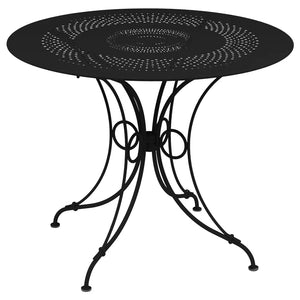 Fermob – 1900 – Table ø 96 cm – Réglisse