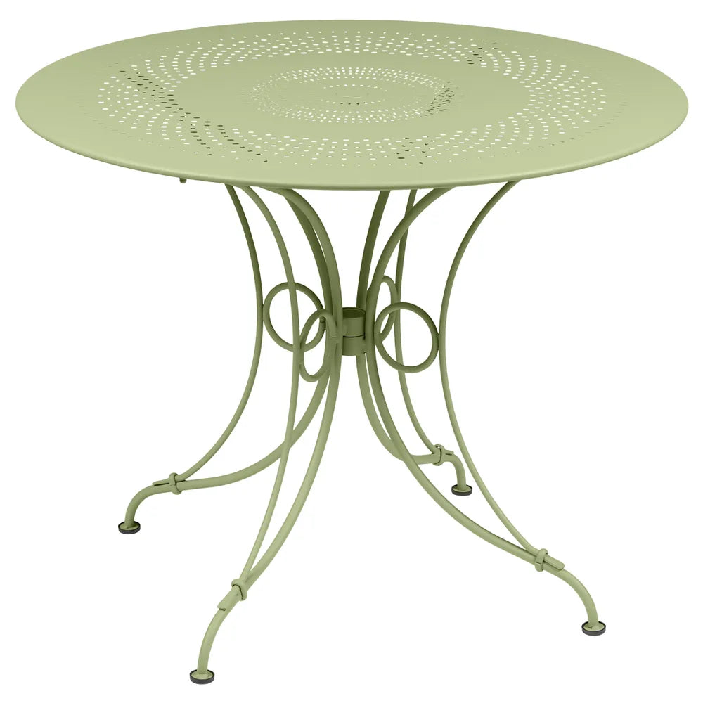Fermob – 1900 – Table ø 96 cm – Vert tilleul
