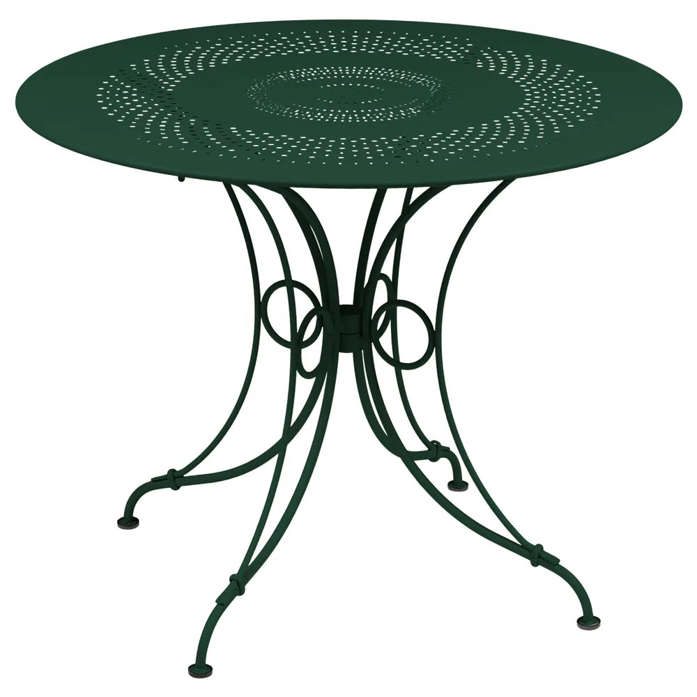 Fermob – 1900 – Table ø 96 cm – Vert cèdre