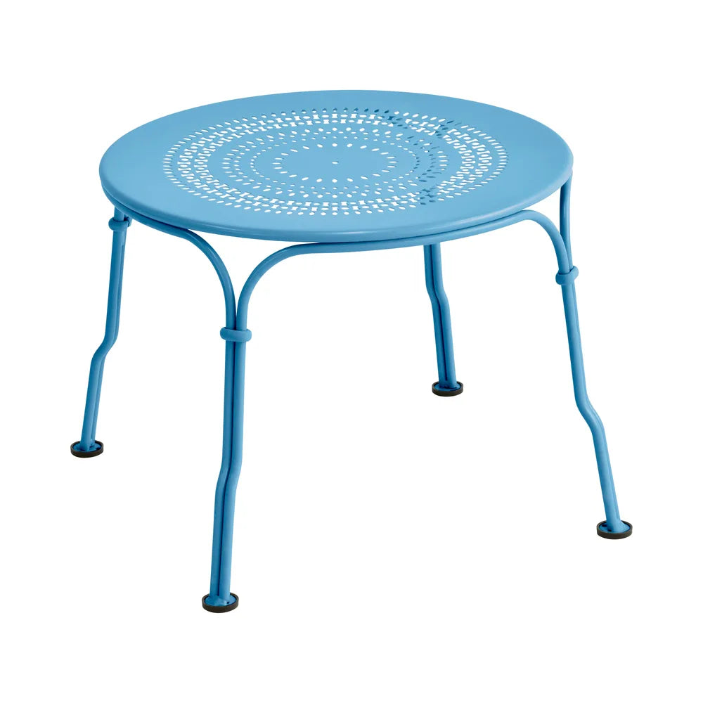 Fermob – 1900 – Table basse ø 45 cm – Bleu maya