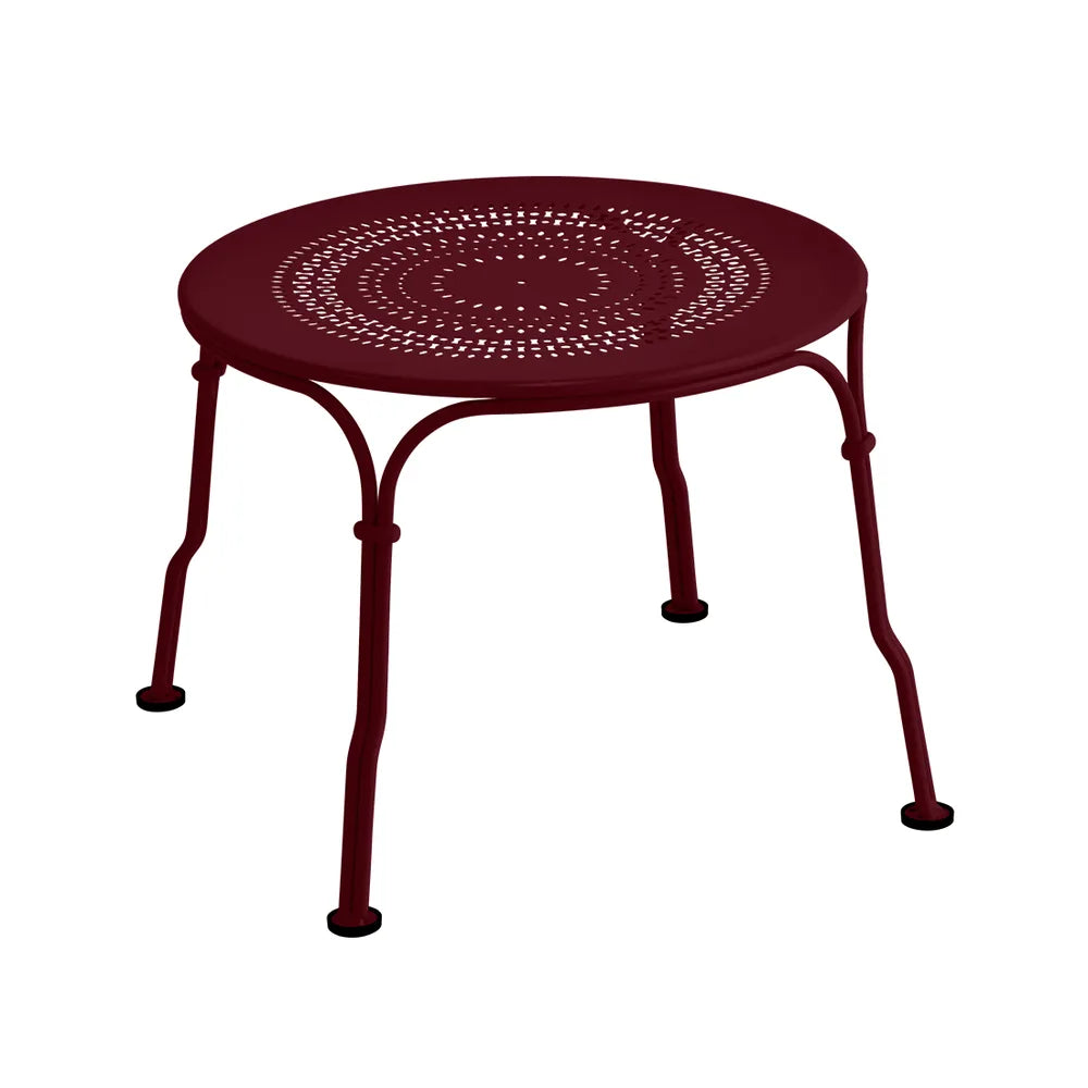Fermob – 1900 – Table basse ø 45 cm – Cerise noire
