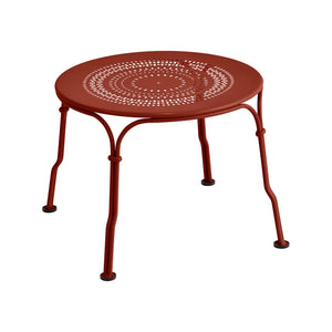 Fermob – 1900 – Table basse ø 45 cm – Ocre rouge