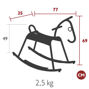 Fermob – Cheval à bascule – guide de dimensions