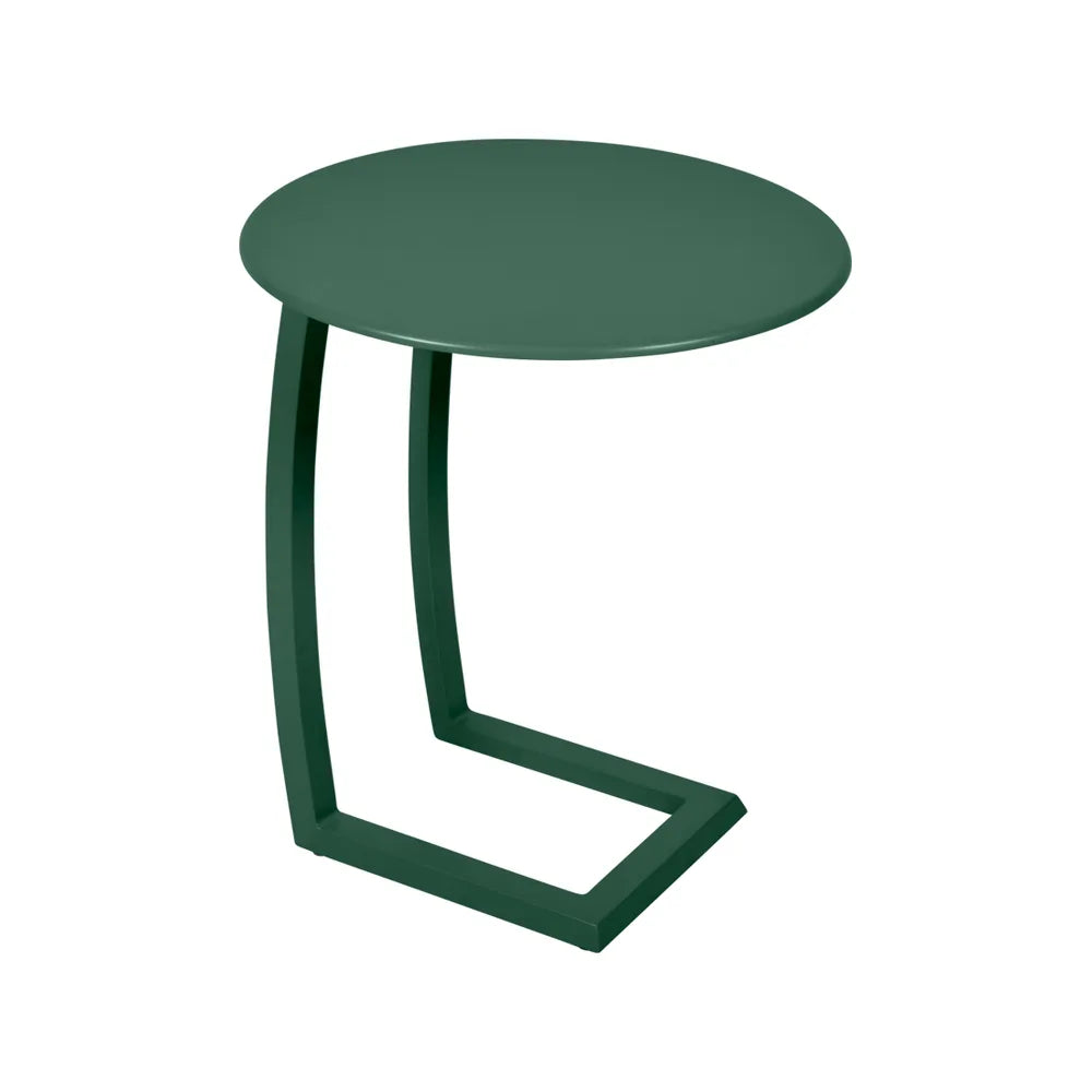 Fermob – Alizé – Table basse déportée ø 48 cm – Vert cèdre