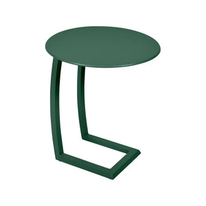 Fermob – Alizé – Table basse déportée ø 48 cm – Vert cèdre