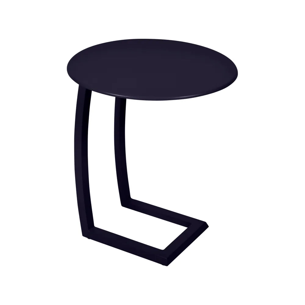 Fermob – Alizé – Table basse déportée ø 48 cm – Bleu abysse