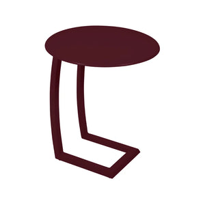 Fermob – Alizé – Table basse déportée ø 48 cm – Cerise noire