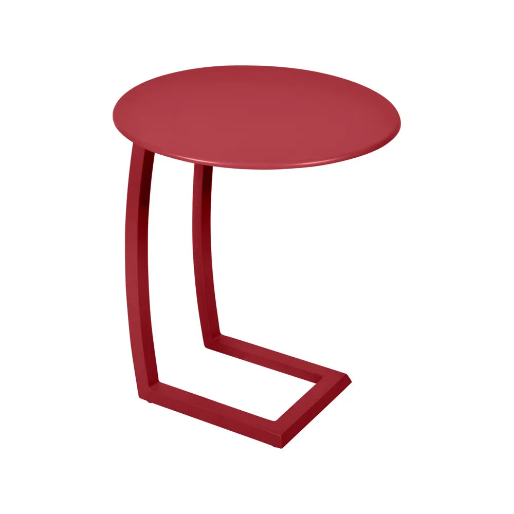 Fermob – Alizé – Table basse déportée ø 48 cm – Piment