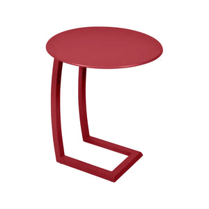 Fermob – Alizé – Table basse déportée ø 48 cm – Piment
