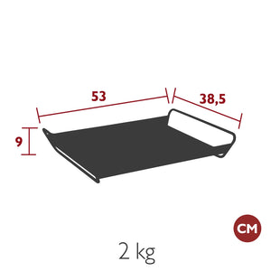 Fermob – Plateau 53 x 38,5 cm – guide de dimensions