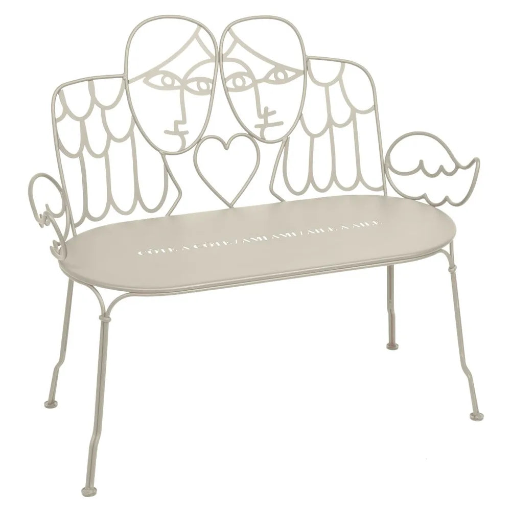 Fermob – Ange – Banquette aile et moi – Gris argile