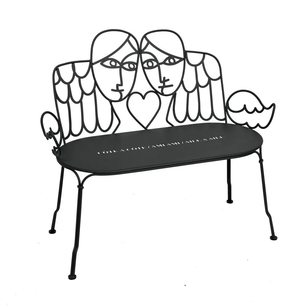 Fermob – Ange – Banquette aile et moi – Carbone