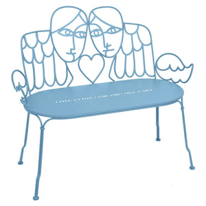 Fermob – Ange – Banquette aile et moi – Bleu maya