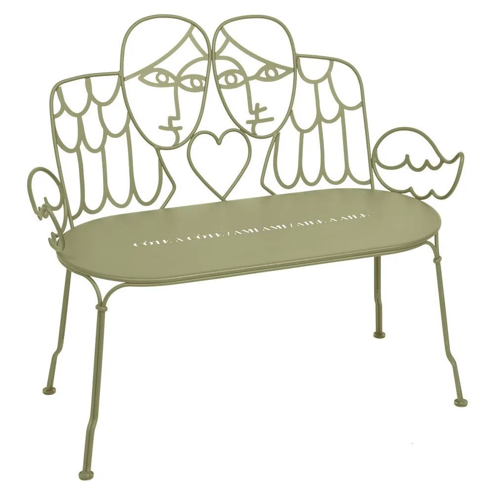 Fermob – Ange – Banquette aile et moi – Vert tilleul