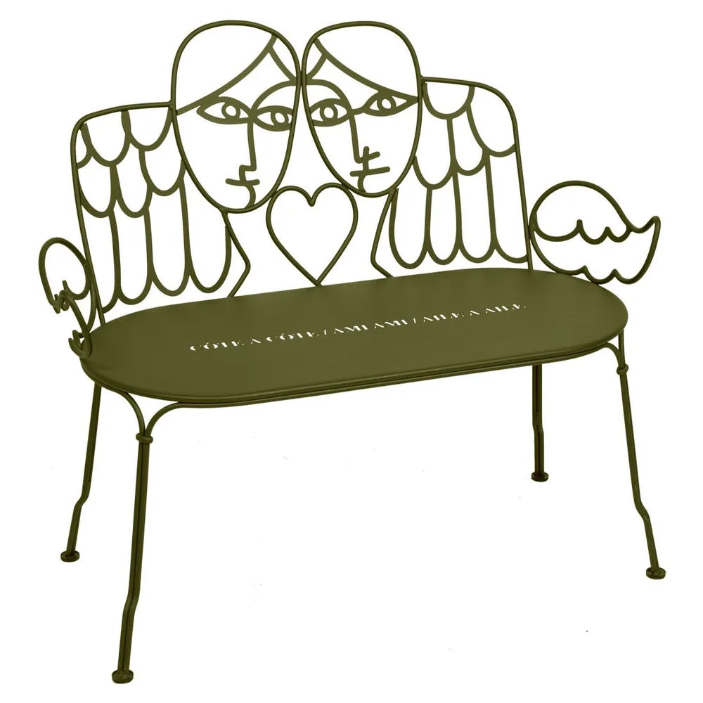 Fermob – Ange – Banquette aile et moi – Pesto