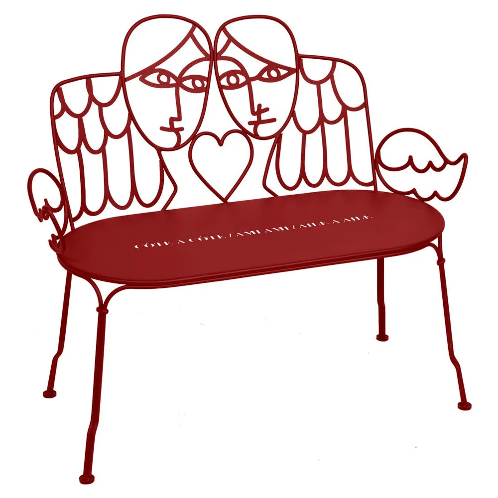 Fermob – Ange – Banquette aile et moi – Piment