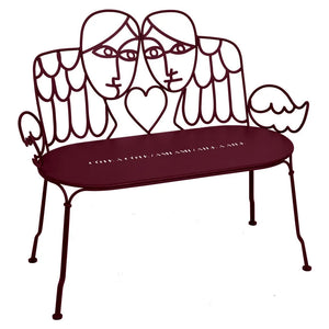 Fermob – Ange – Banquette aile et moi – Cerise noire
