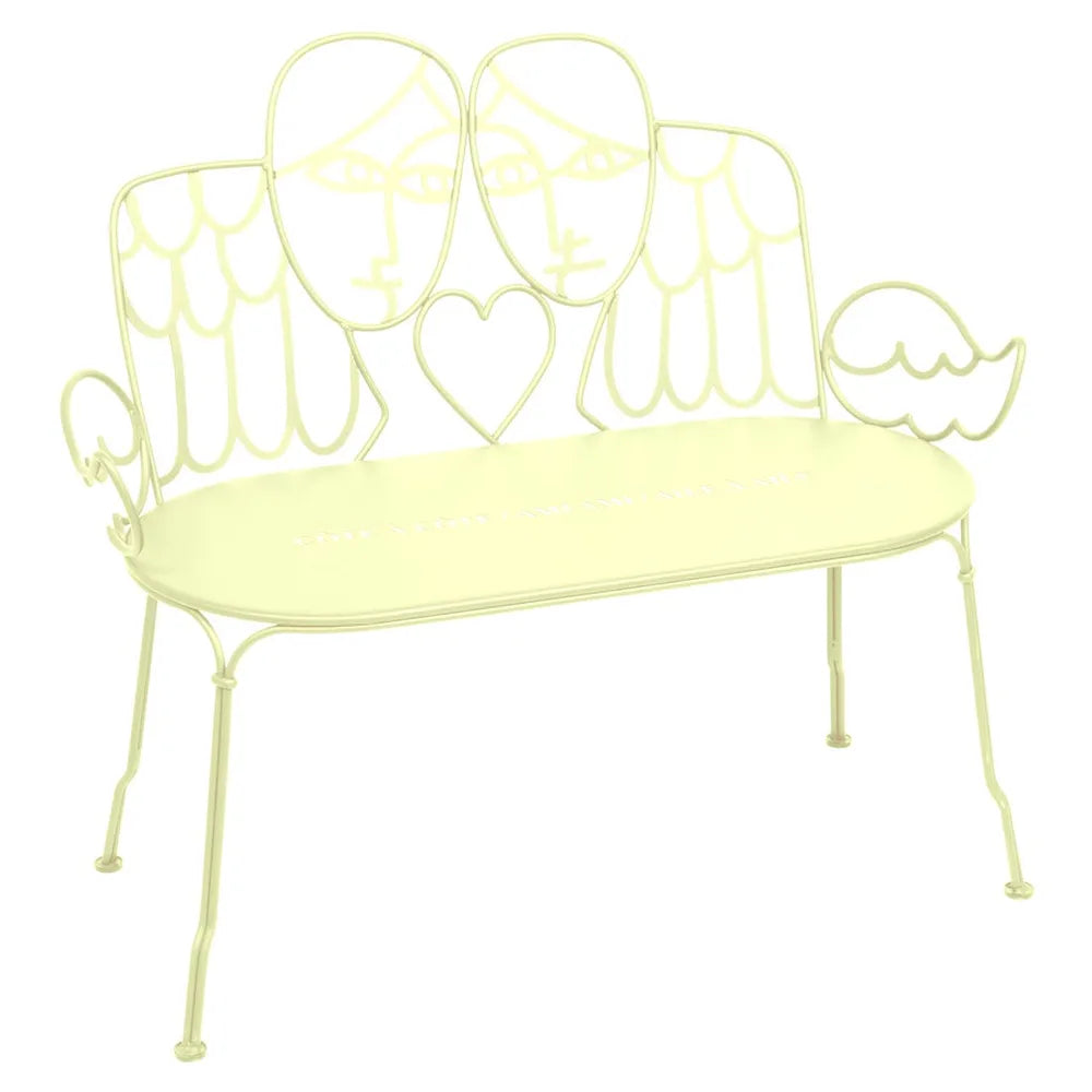 Fermob – Ange – Banquette aile et moi – Citron givré