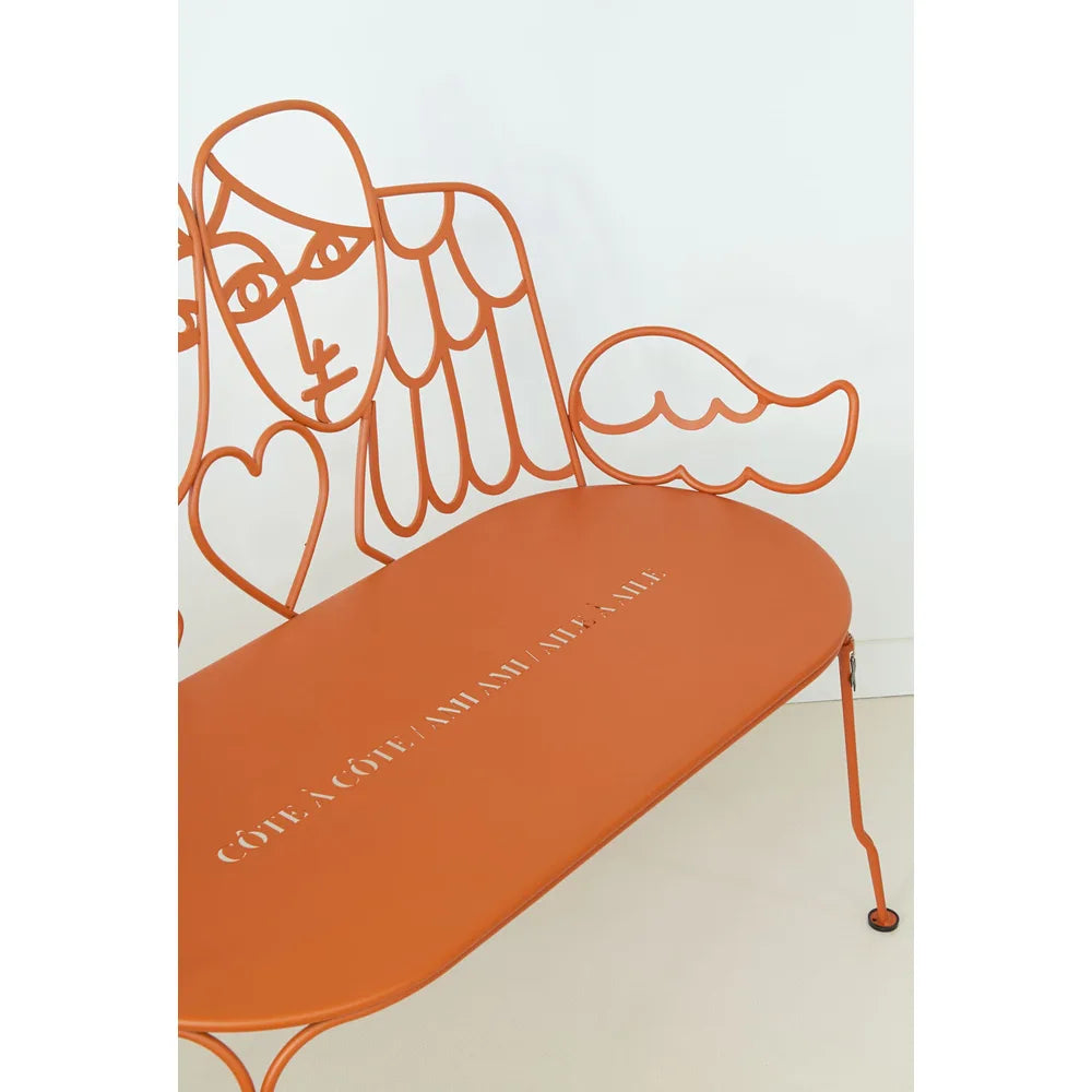 Fermob – Ange – Banquette aile et moi en situation