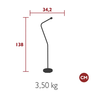 Fermob – Pied simple – guide de dimensions