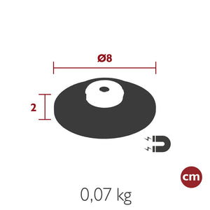 Fermob – Socle aimanté – guide de dimensions