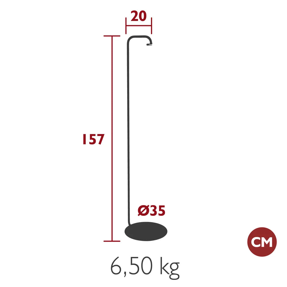 Fermob – Pied simple – guide de dimensions