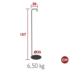 Fermob – Pied simple – guide de dimensions