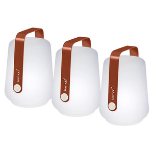 Fermob – Balad – Set of 3 lamps H.12 cm – Ocre rouge