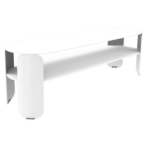 Fermob – Bebop – Console basse 120 x 40 cm - H. 42 cm – Blanc coton